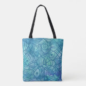 Vis Blues Tote Bag (Achterkant)