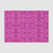 Vis Bohemian Arabesque Pattern Magenta Tissuepapier (Voorkant)