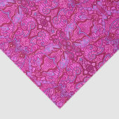 Vis Bohemian Arabesque Pattern Magenta Tissuepapier (Detail)