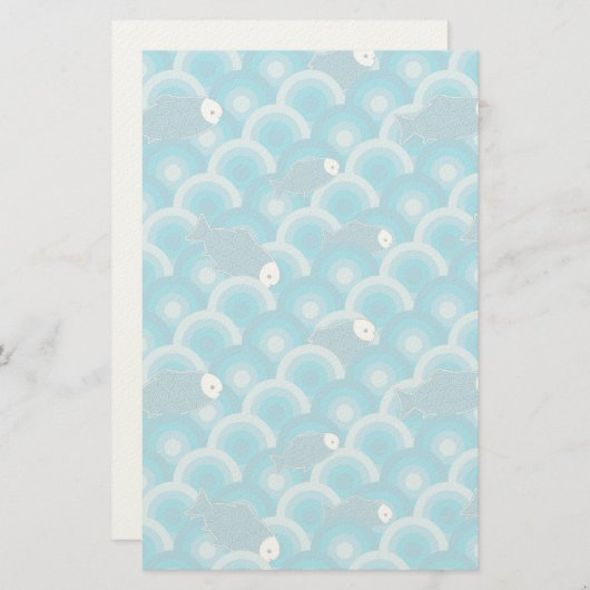 vis briefpapier (Voorkant / Achterkant)