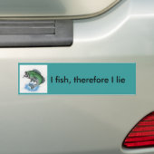 VIS BUMPERSTICKER (Op auto)