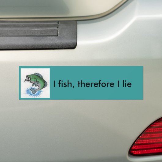 VIS BUMPERSTICKER (Op auto)