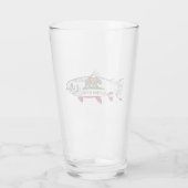 Vis Californische Forel Glas (Achterkant)