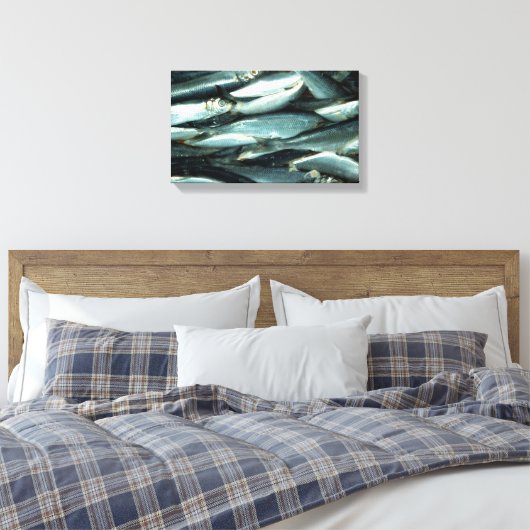 vis canvas afdruk (Insitu (Slaapkamer))