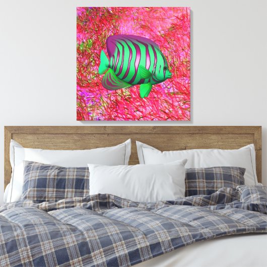 Vis Canvas Afdruk (Insitu (Slaapkamer))