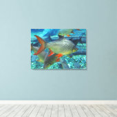 Vis Canvas Afdruk (Insitu (Houten vloer))