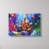 vis canvas afdruk (Voorkant)