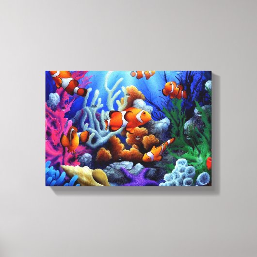 vis canvas afdruk (Voorkant)