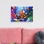 vis canvas afdruk (Insitu (Woonkamer))