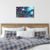 vis canvas afdruk (Insitu (Slaapkamer))