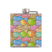 Vis cartoon hip flask heupfles (Achterkant)