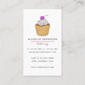 Vis catering zakelijke kaart visitekaartje (Achterkant)