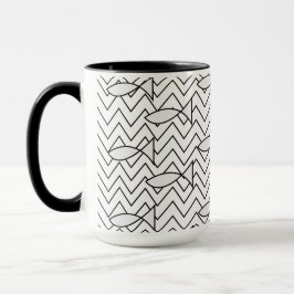 Vis Chevron Stripe Geometric Pattern Mok
