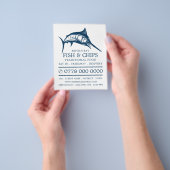 Vis & Chip Winkelrestaurant Menu Adverteren brochu (Hand)