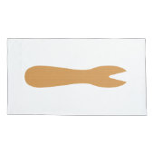 Vis & Chips Shop Wooden Fork Kussensloop (Achterkant-Links)