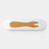 Vis & Chips Shop Wooden Fork Persoonlijk Skateboard (Horizontaal)