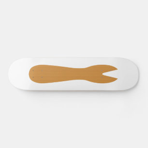 Vis & Chips Shop Wooden Fork Persoonlijk Skateboard