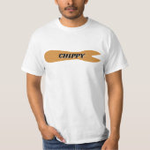 Vis & Chips Shop Wooden Fork T-shirt (Voorkant)