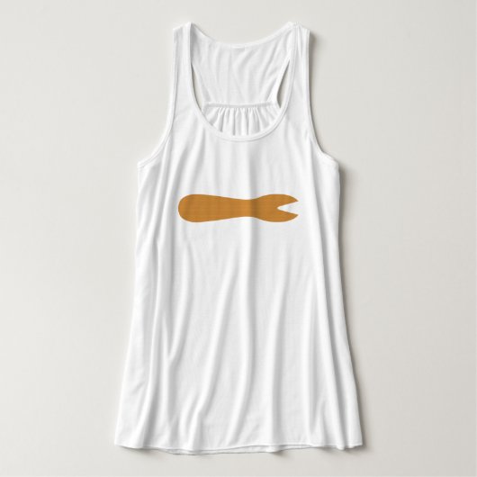 Vis & Chips Shop Wooden Fork Tanktop (Design voorkant)