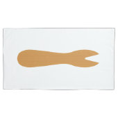 Vis & Chips Winkel Houten Vork Kussensloop (Voorkant-Links)