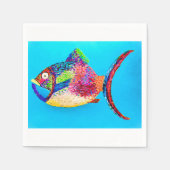 Vis Cocktail servet (Voorkant)