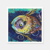 Vis Cocktail servetten (Voorkant)