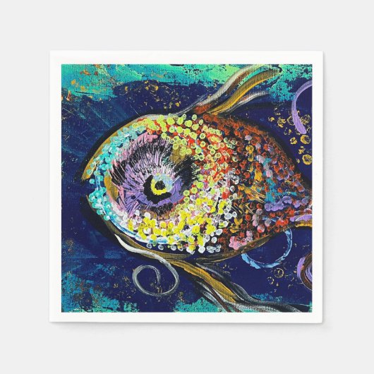 Vis Cocktail servetten (Voorkant)