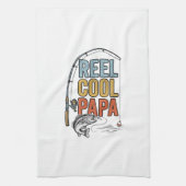 Vis Cool Papa Vis Shirt Ontwerp_1 Theedoek (Verticaal)