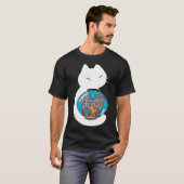 Vis Cozy Bibliotheek T-shirt (Voorkant volledig)