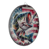Vis Dart Bord Dartbord (Voorkant Links)