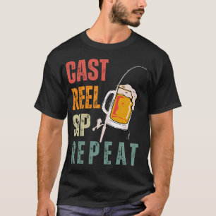 Vis De Ozarks Monochrome Lijn Kunst Poster T-shirt