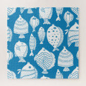  vis: decoratieve illustratieset. legpuzzel (Horizontaal)