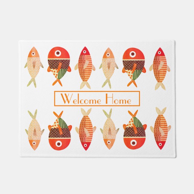 vis deurmat (Voorkant)