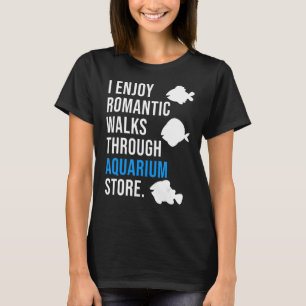 Vis die aquarium zout water vers houdt t-shirt