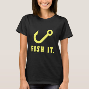 vis die de Natuur in de sport bejegent T-shirt