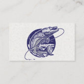 Vis die uit het water pompt visitekaartje (Achterkant)