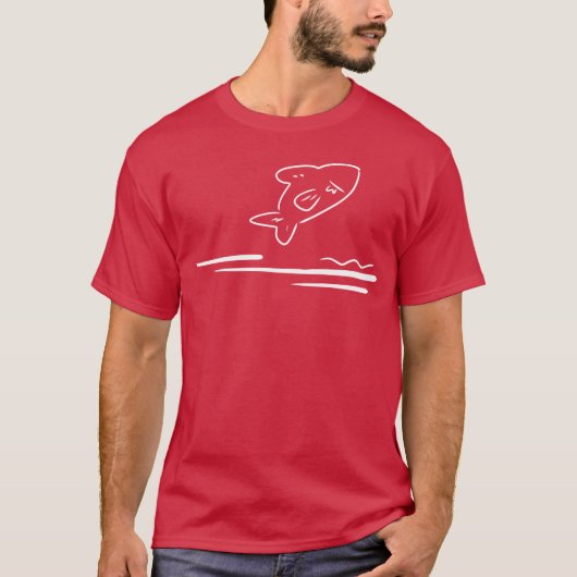 Vis dier icoon vrienden t-shirt (Voorkant)