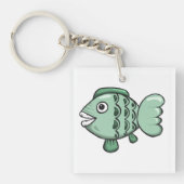 Vis, dier, tekening sleutelhanger (voorkant)
