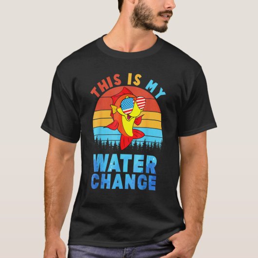 Vis Dit is Mijn Waterverandering T-shirt (Voorkant)