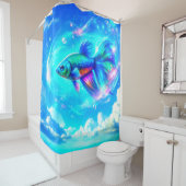 vis douchegordijn (In situ)