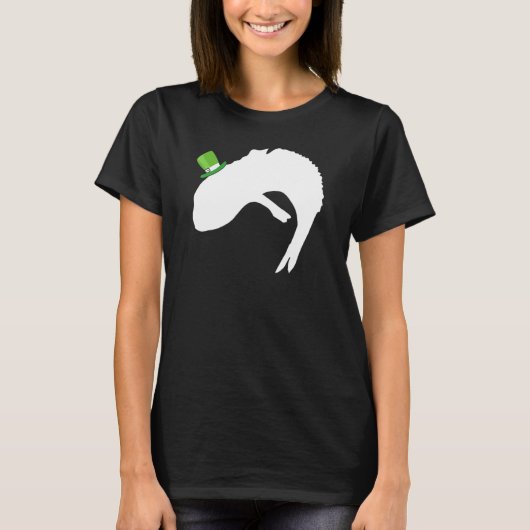 Vis Draak Kabouter Iers St Patrick Dag T-shirt (Voorkant)