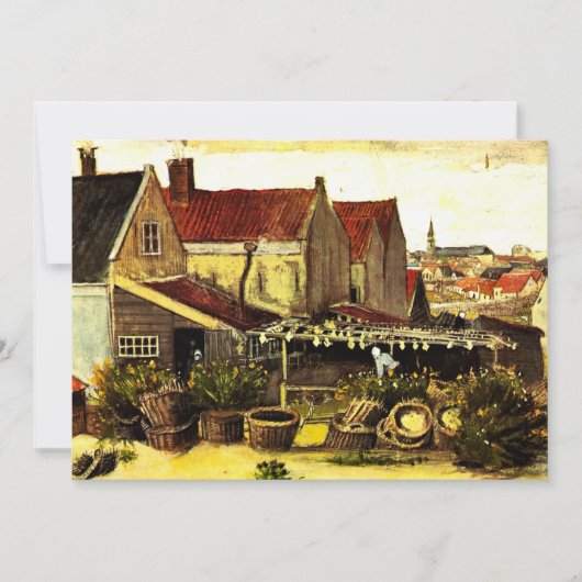 Vis droogblauw door Vincent van Gogh (Voorkant)