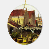 Vis droogblauw door Vincent van Gogh Keramisch Ornament (Links)