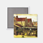 Vis droogblauw door Vincent van Gogh Magneet (Voorkant / Achterkant)