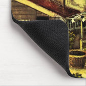 Vis droogblauw door Vincent van Gogh Muismat (Hoek)