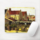 Vis droogblauw door Vincent van Gogh Muismat (Met muis)