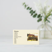 Vis droogblauw door Vincent van Gogh Visitekaartje (Staand voorkant)