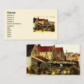 Vis droogblauw door Vincent van Gogh Visitekaartje (Voorkant / Achterkant)