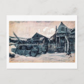 Vis-Drying Barn, Vincent van Gogh Briefkaart (Voorkant)