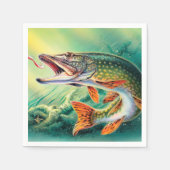  vis, eender welke doelpartij servetten (Voorkant)